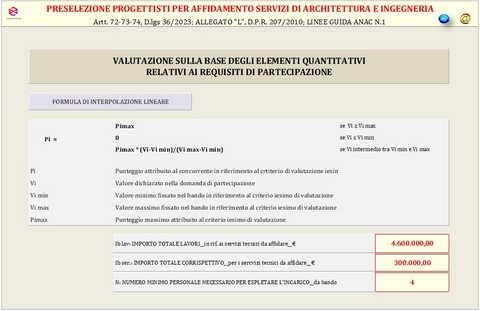 Affidamento lavori, servizi, forniture__Programma in excel per la determinazione dell'aggiudicatario secondo il criterio del minor prezzo