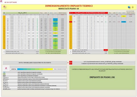 Programma in excel per il calcolo e la verifica di impianti termici centralizzati o autonomi.