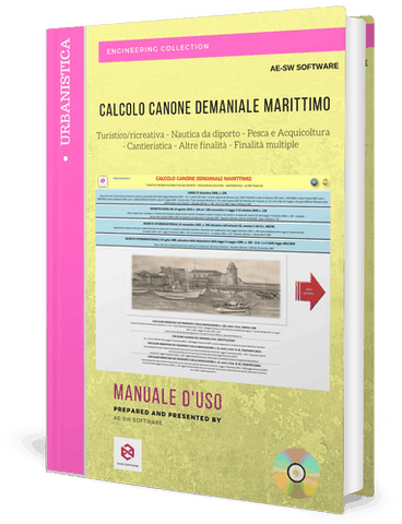Programma in excel per la determinazione del canone demaniale marittimo per  attività Turistico/Ricreativa - Nautica da Diporto - Pesca e Acquicoltura - Cantieristica - Altre Finalita’ - Finalita’ Multiple